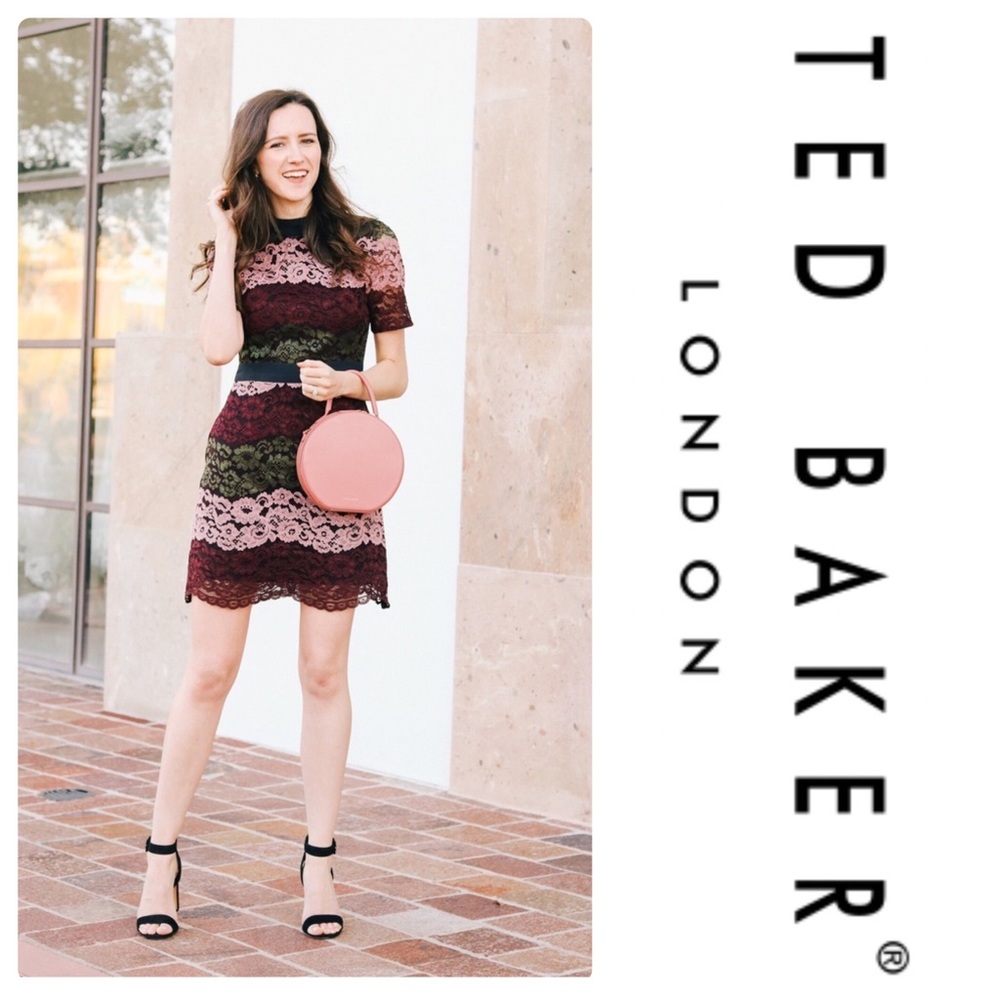 Ted Baker Jaseyy Lace Collar Dress